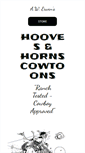 Mobile Screenshot of hooves-and-horns-cowtoons.com